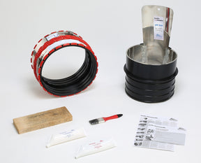 FUNKE Funke BI-Adapter DN400 inkl. VPC-Kuppl. f. Rohr-ID 395-405mm / AD 360-430mm   – BIA400430