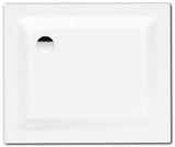 Alva Forta Stahlemail Brausetasse 90x75x2,5cm, schweres Mod.,Weiß oh.Füsse - AQBTFOBT90.75FS