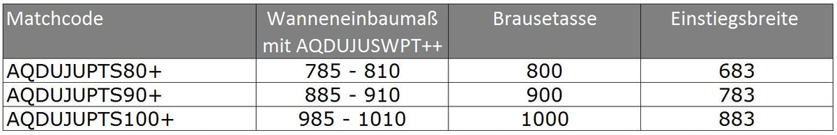 Alva Juna Pendeltür 1-tlg. links f. SW, 98,5-101/200cm,Silber HGL,ESG Cl. - AQDUJUPTS100L