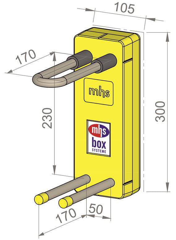 MHS mhs-Ventilheizkörper V-HKS23 Heizung Rohr:Supersan Kupfer  – 00131CU0000000