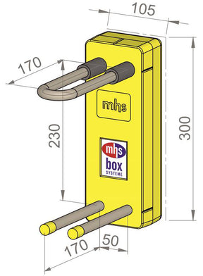 MHS mhs-Ventilheizkörper V-HKS23 Heizung Rohr:Kelit Kelox  – 00131KE0000000
