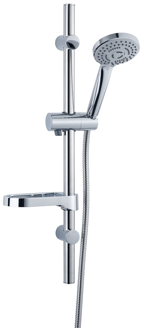 ALVA Sana Brauestangenset 60cm Handbrause 3-fach,Brauseschl.150cm,chrom - AQARSABS