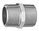 Alva Varia Doppelnippel Rotguss verchromt 3/4" x 3/8" - AQARVAD3/4.3/8