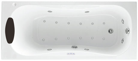 ALVA Spa Whirlwanne Körperform 180x80cm, System Plus, Weiß