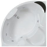 Alva Spa Whirlwanne Eck-Duo 140x140cm, System Basic, Weiß - AQWWSPEW140B