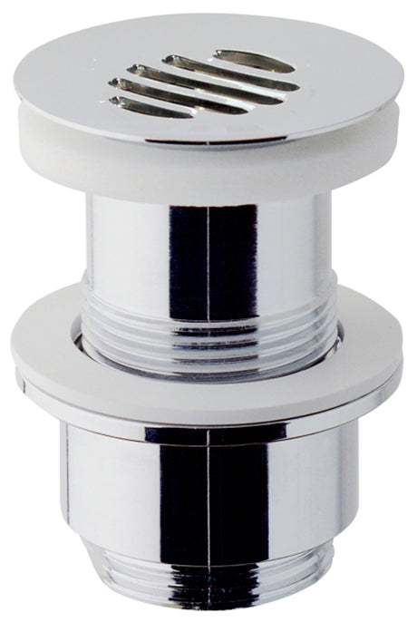 Alva Varia Ablaufventil 5/4" offen für HWB, Chrom - AQARVAAV3