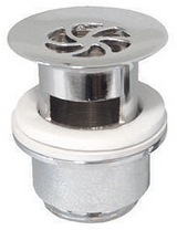 Alva Varia Schaft-Ablaufven. 5/4" H”he bis 60mm, Chrom - AQARVAAV1