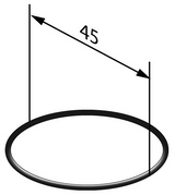 Alva Varia Sifon-Kappendichtung per Stück, für AQARVAWTSOV - AQARVAE1.2