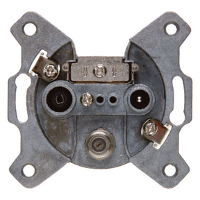 BERKER Antennen-Steckdose 3Loch Einzeldose   – 4522