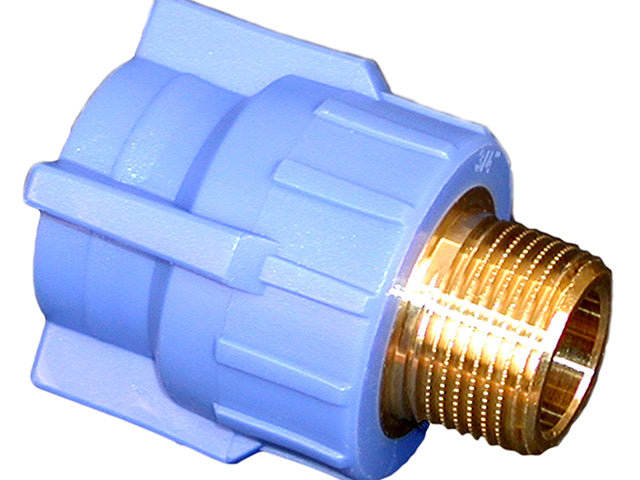 Alva SA Übergangsstück 72157 mit Messing-Außengewinde 25mmx3/4' - ACSA44.25.3/4