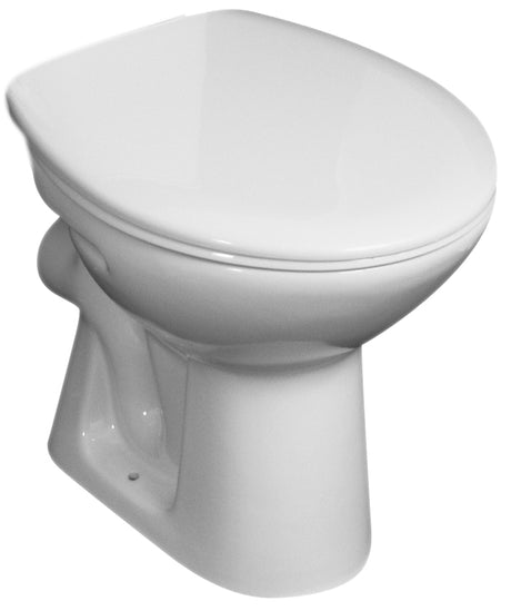 Alva Una Stand-WC Tiefspüler Abgang waagrecht, Weiß - AQWCTW