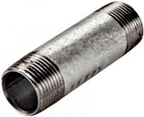 Alva Rohrdoppelnippel Fig. 530 1x 80mm schwarz - S530.1.80