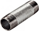 Alva Rohrdoppelnippel Fig. 530 1/2x 80mm schwarz - S530.1/2.80