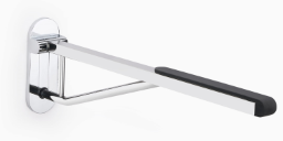 ALVA Varia Klappgriff 1-armig 85cm weiche Auflage, Stütze, bis 130kg, Chrom