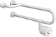 Alva Varia Sttzgriff 74cm mit Toilettenpapierhalter, bis 100kg, Weiá - AQBFVASGRH74W