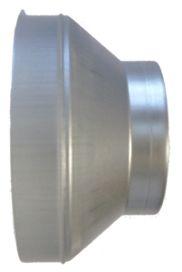 Alva Reduktion aus verz.Blech zentrisch, DN250/200 - ALRC250200