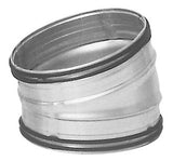 Alva Spiro Bogen verz.Blech DN100-15 mit Lippendichtungen - ALB10015LD