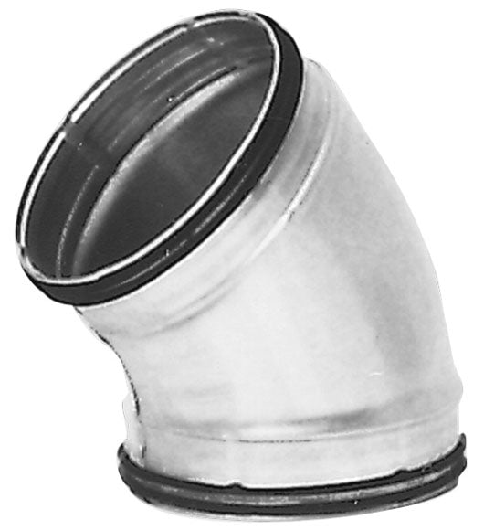 Alva Spiro Bogen verz.Blech DN80-45 mit Lippendichtungen - ALB8045LD