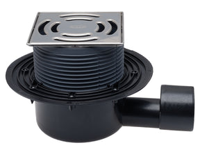 HUTTERER & LECHNER HL5100Pr Bodenablauf DN 50/75 waagrecht, , GVPrimus, 145x145, KlickKlack, 138x138   – HL5100PR