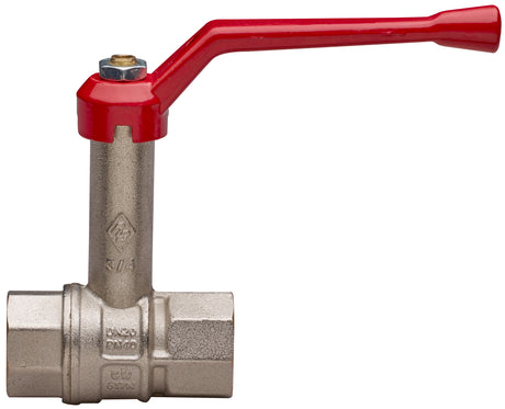 ALVA Isolierkugelhahn m.rot., Alu-Griff 1/2"