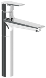 Alva Aura Spltischarmatur mit herausziehb. Auslauf, H”he 31,3cm, Chrom - AQARAUSPTA