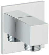 Alva Aura Wandanschlussbogen 1/2" eckig, Chrom - AQARAUWABE