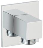 Alva Aura Wandanschlussbogen 1/2" eckig, Chrom - AQARAUWABE