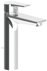 Alva Aura Waschtischarmatur XL mit Ablaufgarnitur, Höhe 25,3cm, Chrom - AQARAUWTXL1