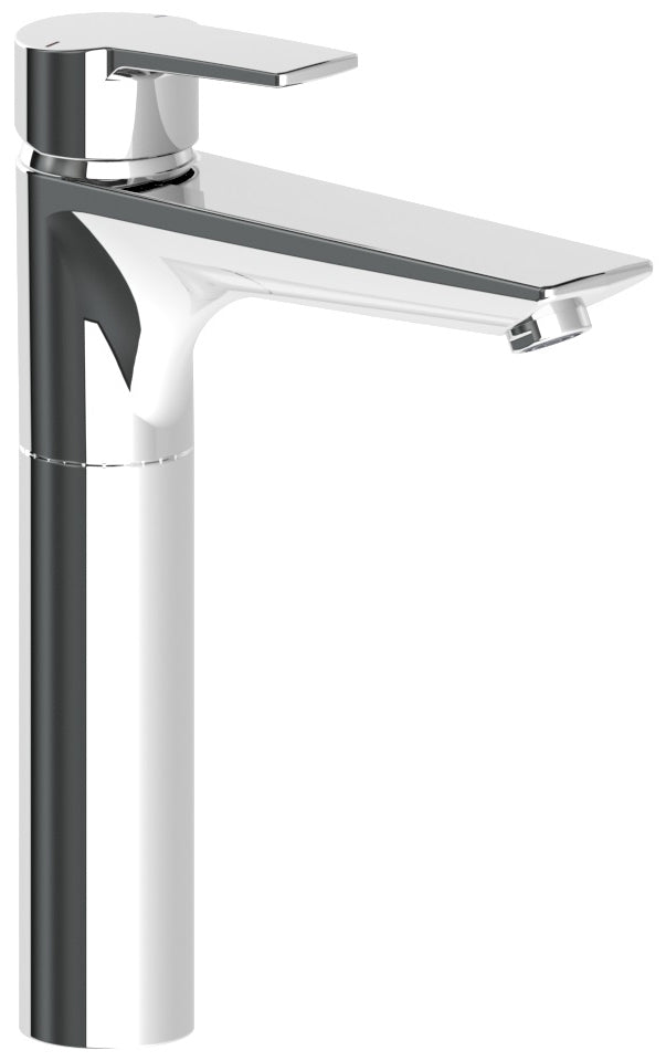 Alva Aura Waschtischarmatur XL mit Druckkn.-Garn., Höhe 29,7cm, Chrom - AQARAUWTXL2