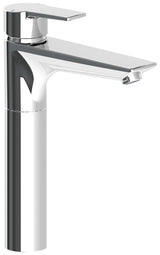 Alva Aura Waschtischarmatur XL mit Druckkn.-Garn., Höhe 29,7cm, Chrom - AQARAUWTXL2