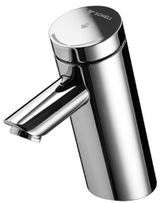 Alva Forta Waschtischarm. Chrom H:15,6cm Selbstschluss, Mischwasser - AQARFOWTS
