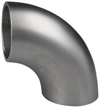 ALVA nahtloser Edelstahlrohrbogen DIN 2605, 1.4571/316L, 3D/90°, 21,3x2,0 mm - ERBN4-21/2