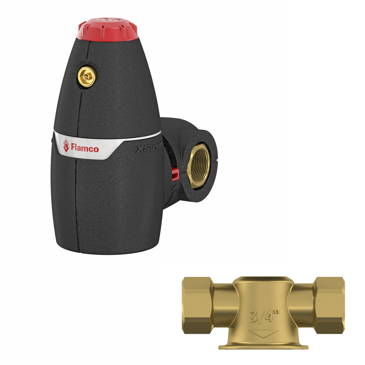 Alva Luftabscheider XStream Vent DN25 - G1 F mit Isolierung - AL11002