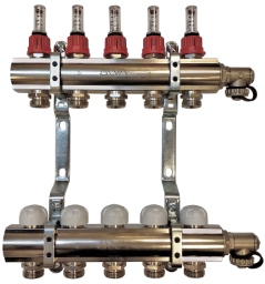 ALVA Messingverteiler - 7 HK