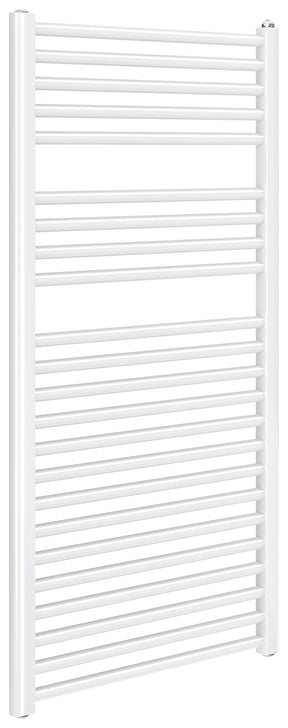 ALVA Una 1.0 Badheizkörper gebogen weiß rein elektrisch, 175x60cm, 1000W - AQBHK175GEL.1