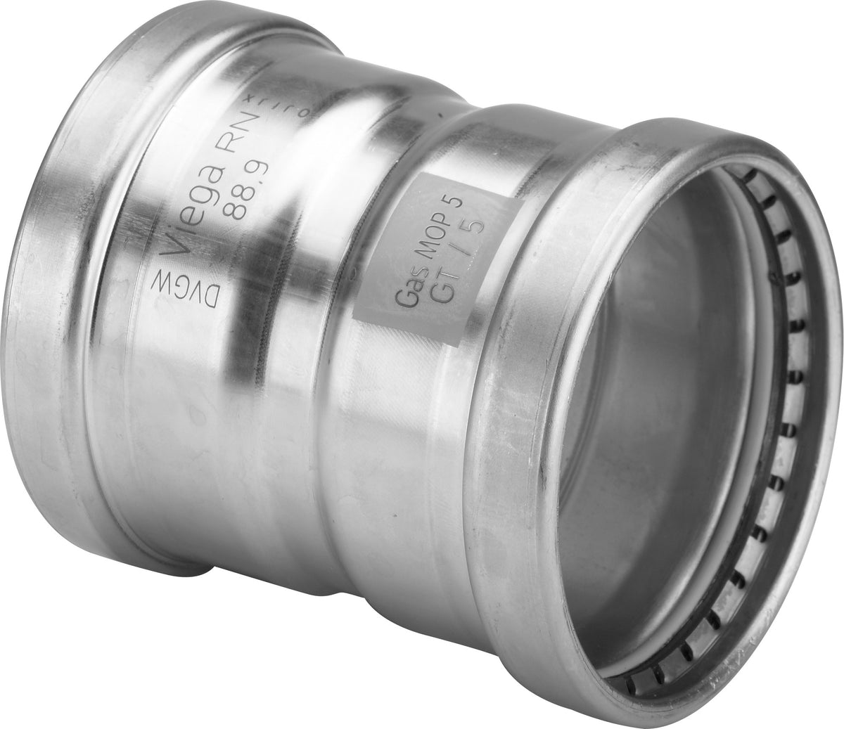 VIEGA Viega Muffe Sanpress Inox G XL 0215XL in 76,1mm Edelstahl   – 578 558