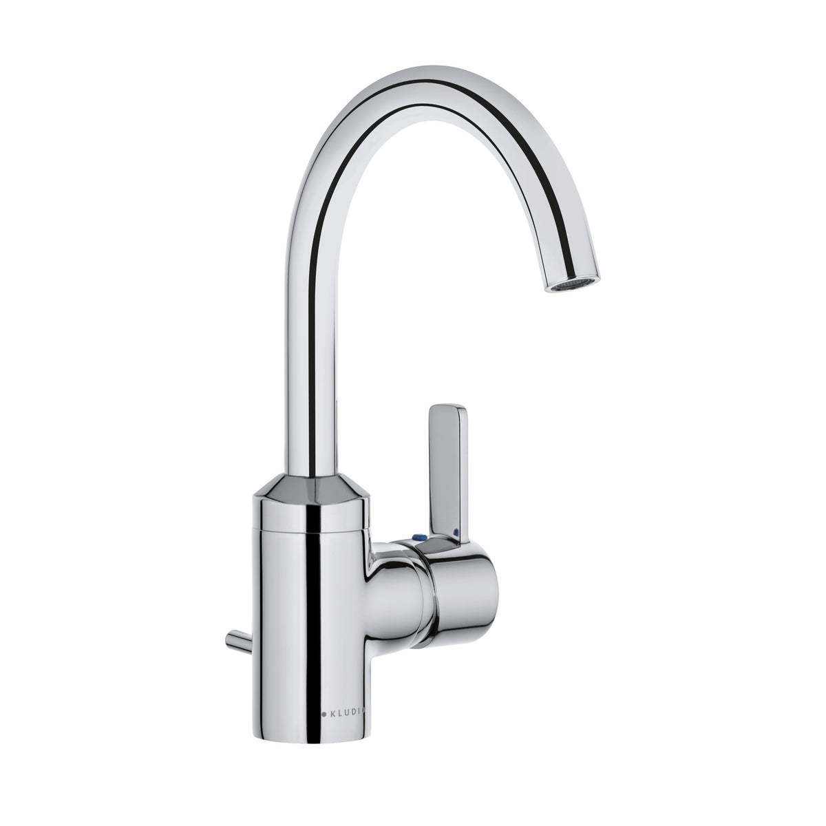 KLUDI Kludi Zenta WT-Einhandmischer DN15 Cache- Luftsprudler M 16,5x1, chrom  – 382550575