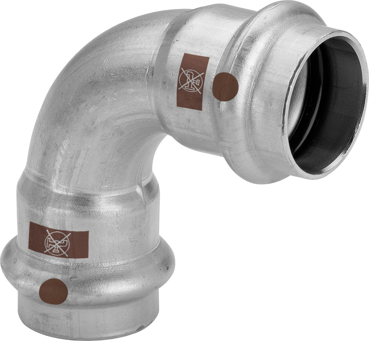 VIEGA Viega Bogen 90 Grad mit SC Temponox 1716 in 22mm Stahl nichtrostend  – 809 652