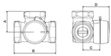Alva 3-Wege-Mischer 3/4" IG Kvs 6,3 - ALBE11600900