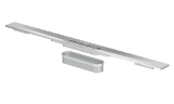 Alva Aura Duschrinnenprofil inkl. Rost, ohne Ablauf, 900x55mm,Edelstahl - AQBFAUDRP90
