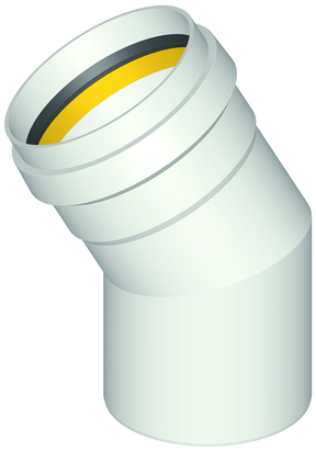 POLOPLAST PP-Polo-Eco-Plus Premium Bogen DN200/da200/30 Gr.f.SN8 u.SN12 weiss  – 06332