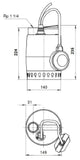 GRUNDFOS Grundfos Kellerentw.Pumpe KP350A1 m.Schwimmerschalter  – 013N1800