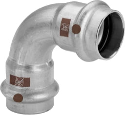 VIEGA Viega Bogen 90 Grad mit SC Temponox 1716 in 28mm Stahl nichtrostend  – 809 669