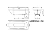 KALDEWEI Kaldewei Saniform Plus Bathtub white 170x75 – 112600010001