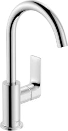 HANSGROHE HG Rebris E 210 Single-lever basin mixer with swivel spout and pop-up waste set, chrome – 72576000