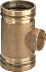 VIEGA Viega T-piece Sanpress XL 2217.2XL in 76.1mm x Rp3/4 x 76.1mm Red brass – 354 572