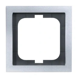 BUSCH-JAEGER Frame 1-gang Future Linear aluminum silver – 2CKA001754A4301