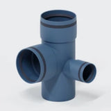 POLOPLAST PO Double Branch Corner Fitting POLO-KAL XS DN 90/90/50/87 Degrees – 102826