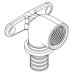 REHAU REHAU wall bend RAUTITAN RX+ 25 - Rp 3/4 short – 14563611001