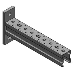 MEFA Konsole Stex 35/42, L= 525 mm Platte längs gvz  – 12760525